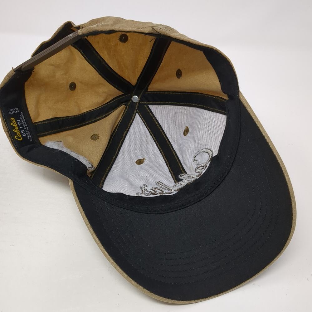 Cabela's Snapback Hat Brown Solid One Size Adjust… - image 7